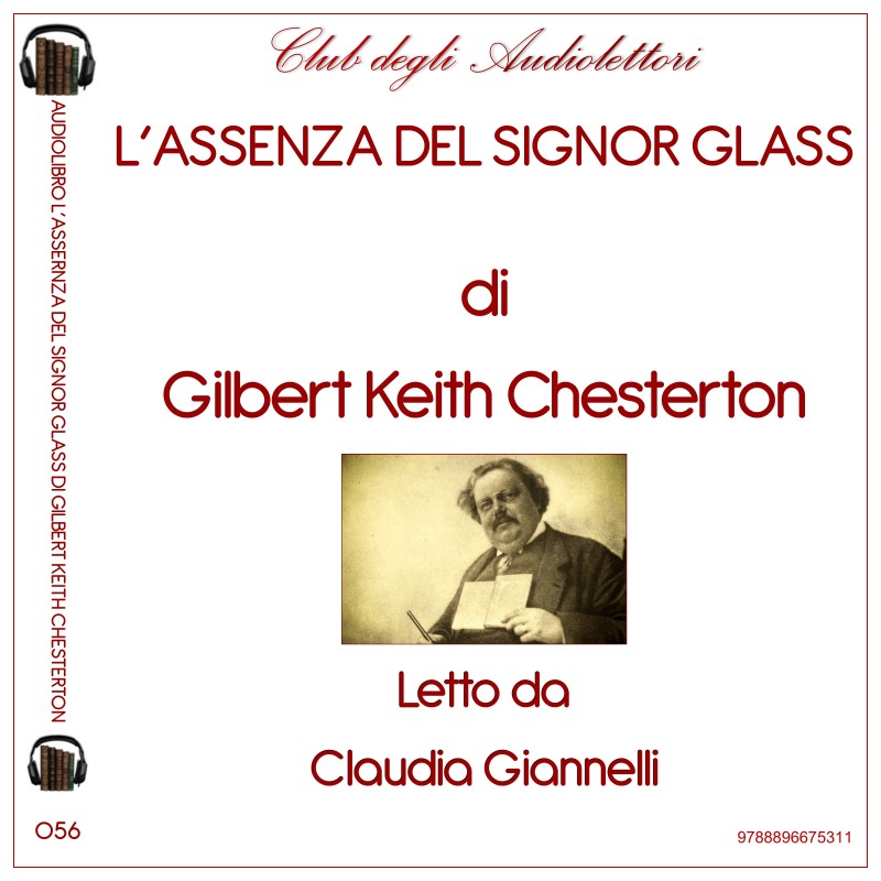 Copertina audiolibro L'assenza del signor Glass