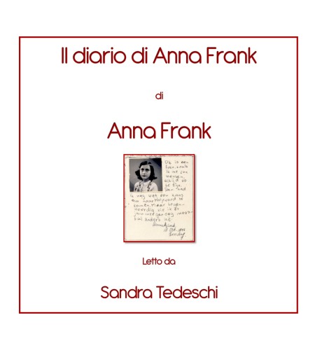 copertina dell'audiolibro il diario di anna frank